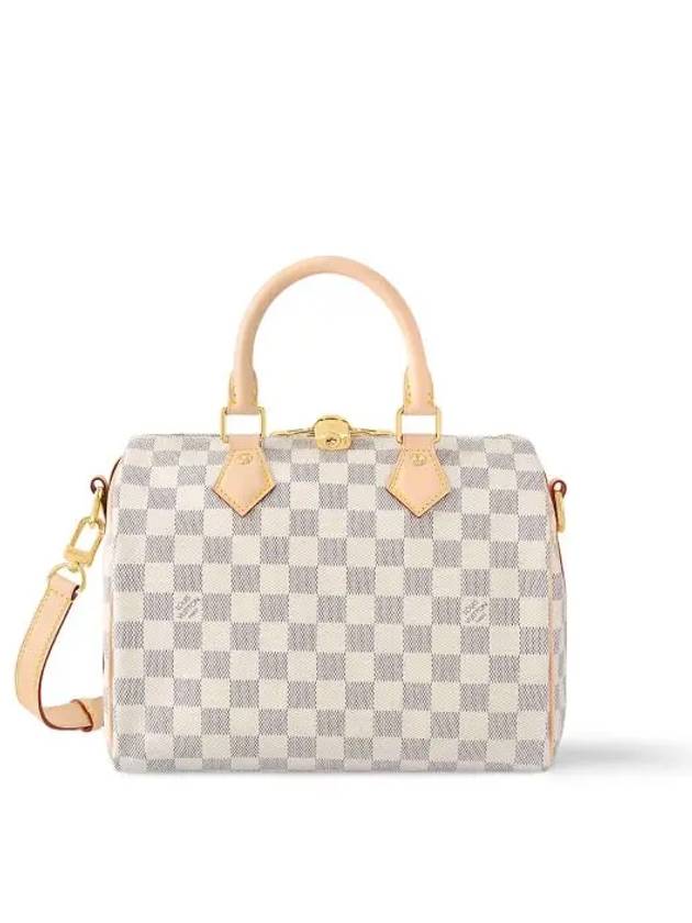 Speedy Bandouliere 25 Damier Azur Canvas Tote Bag Ivory - LOUIS VUITTON - BALAAN 2