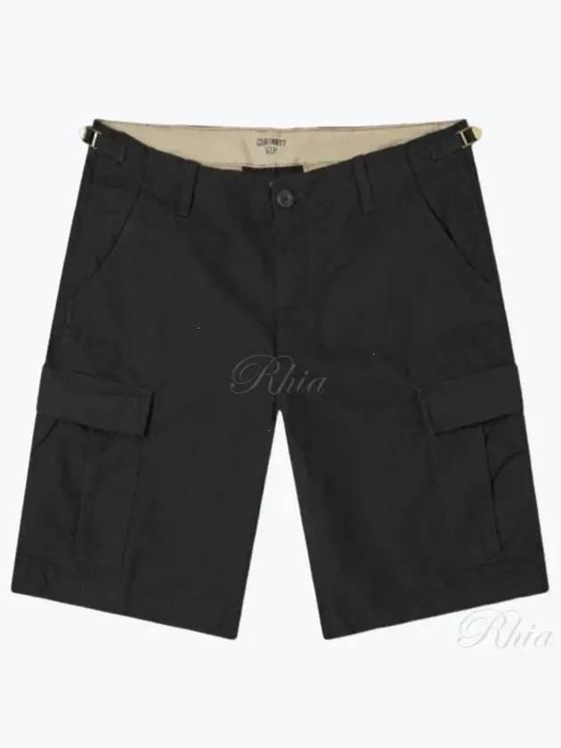 Aviation Shorts Black - CARHARTT WIP - BALAAN 2