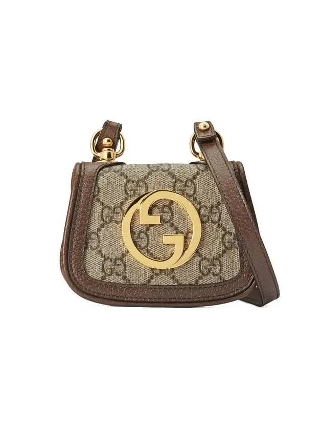 Blondie G Interlocking Strap Mini Bag Brown - GUCCI - BALAAN 1