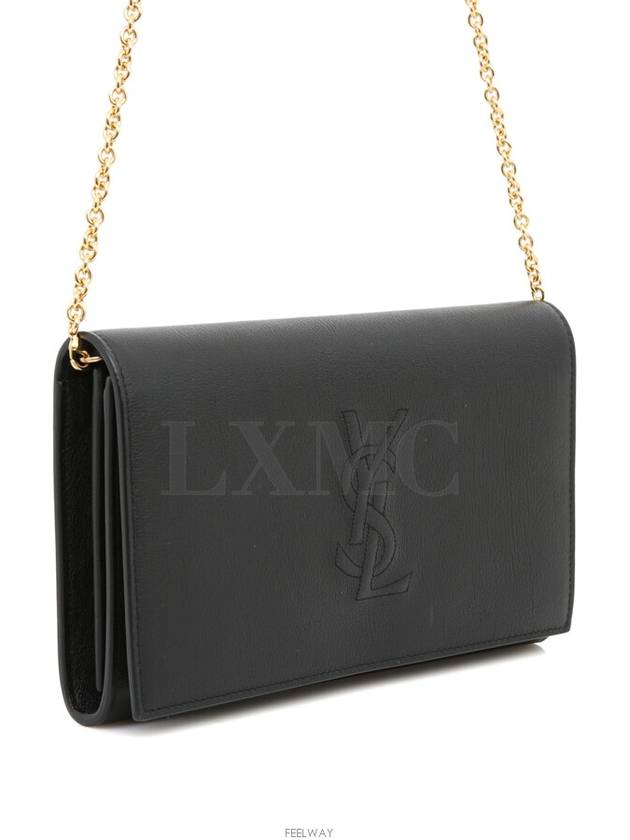 YSL Bel de Jour Chain Shoulder Cross Bag Black 559075 - SAINT LAURENT - BALAAN 4