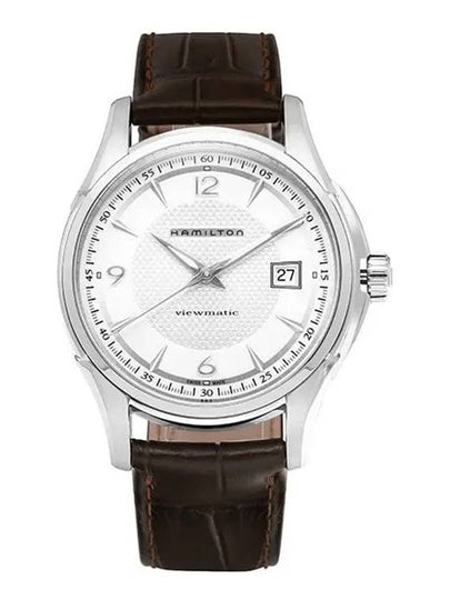 Jazzmaster Viewmatic Leather Watch White - HAMILTON - BALAAN 2