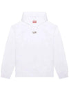 S Macs Logo Hoodie White - DIESEL - BALAAN 1