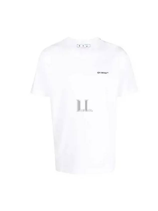 Wave Diagonal Short Sleeve T-Shirt White - OFF WHITE - BALAAN 2