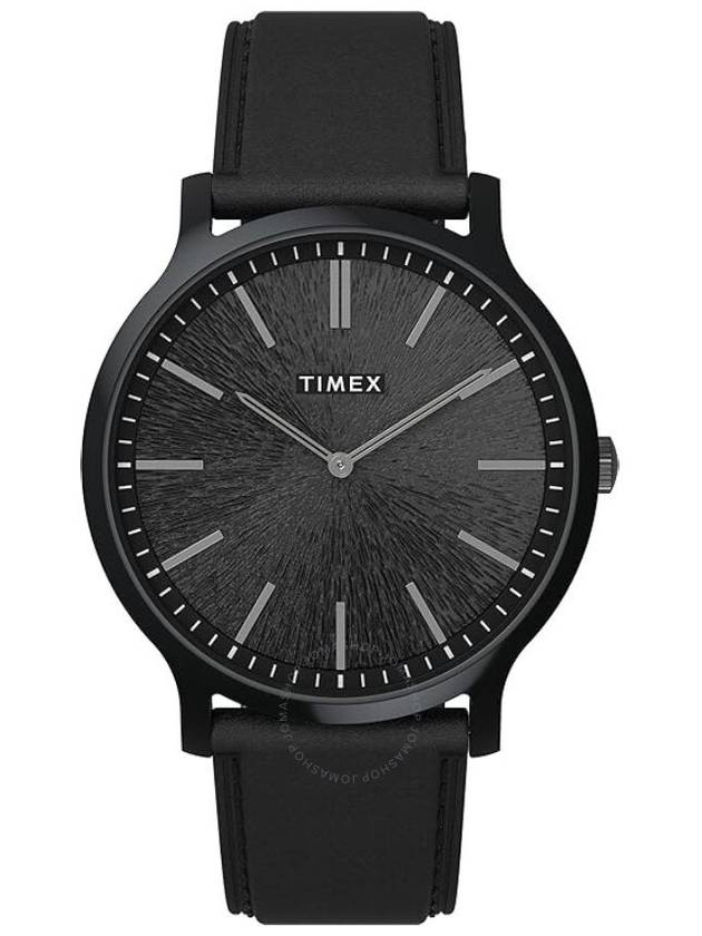 Timex Gallery Quartz Black Dial Men's Watch TW2V43600VQ - TIMEX - BALAAN 1