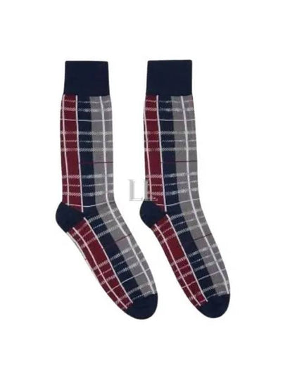 Hunting Tartan Check Jacquard Socks - THOM BROWNE - BALAAN 2