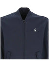 Double Knit Bomber Jacket Navy - POLO RALPH LAUREN - BALAAN 5