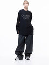 Four Women s W243PT01DK Corduroy Washed Banding Denim Pants Dark Blue - CHANCE'S NOI - BALAAN 3