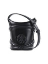 Curve Small Bucket Bag Black - ALEXANDER MCQUEEN - BALAAN 3