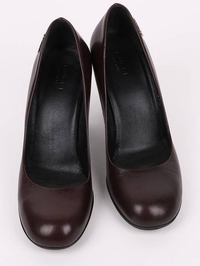 Dark brown round toe women s shoes 247525 - GUCCI - BALAAN 2