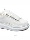 Larry Two Tone Suede Leather Low Top Sneakers White - ALEXANDER MCQUEEN - BALAAN 5