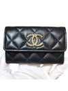 Kktok card wallet caviar black gold AP4254 - CHANEL - BALAAN 4