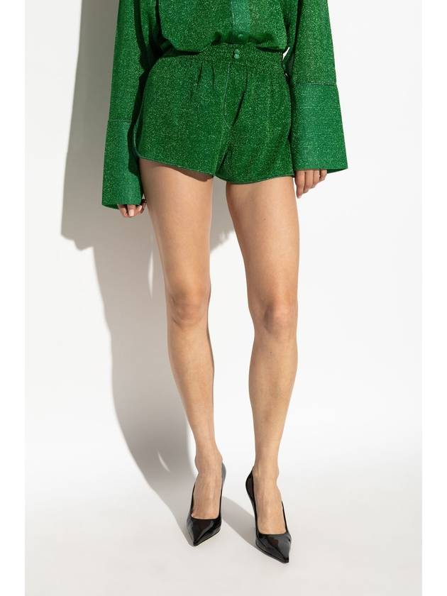 Oseree Shorts With Glitter Finish, Women's, Green - OSEREE - BALAAN 3