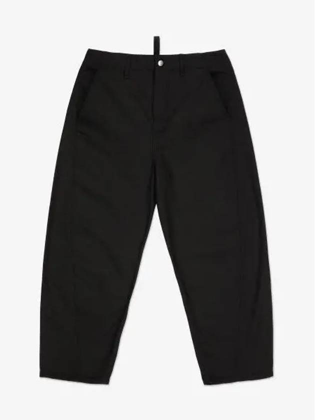 Ackerman curve leg denim pants black AKERMANSNW747BLACK - STUDIO NICHOLSON - BALAAN 1