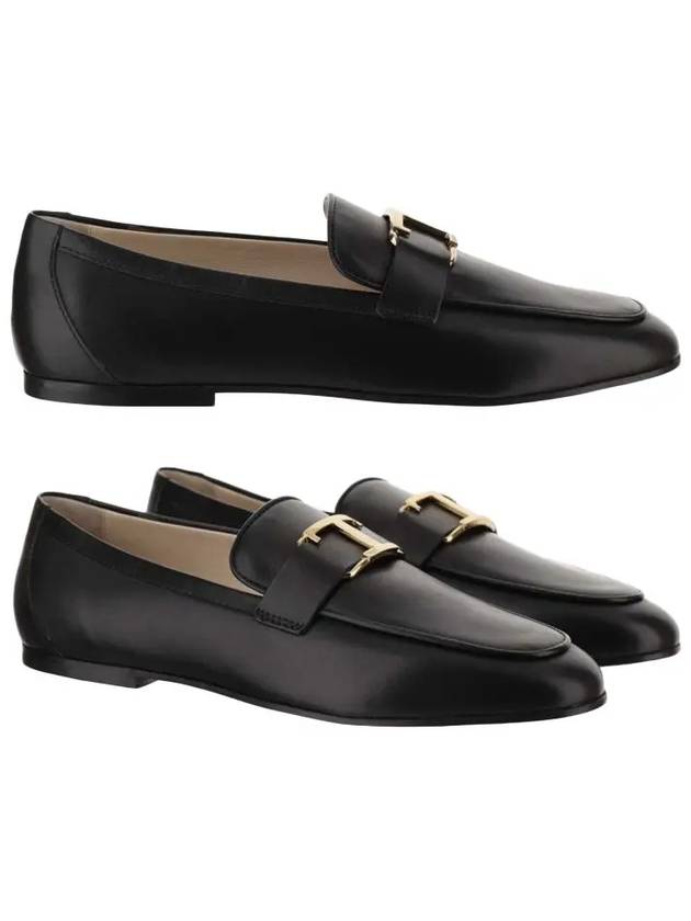 Tods T Timeless Leather Loafers Black - TOD'S - BALAAN 2