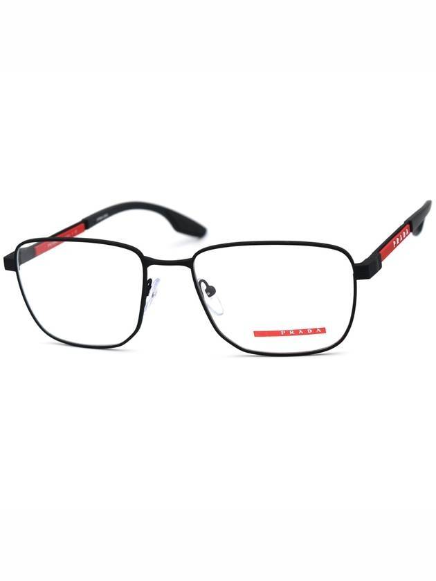 Eyewear Square Eyeglasses Black - PRADA - BALAAN 1