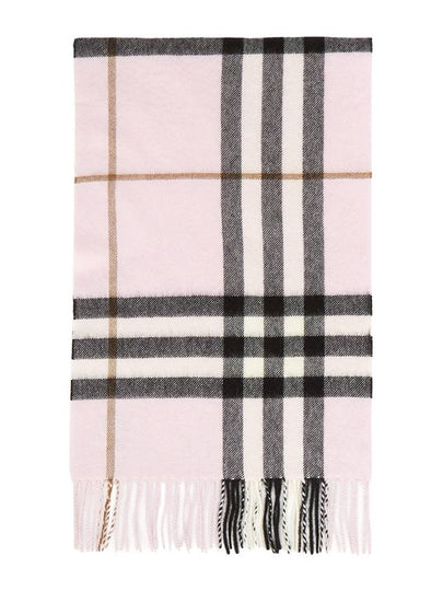 Check Cashmere Scarf Rose - BURBERRY - BALAAN 2