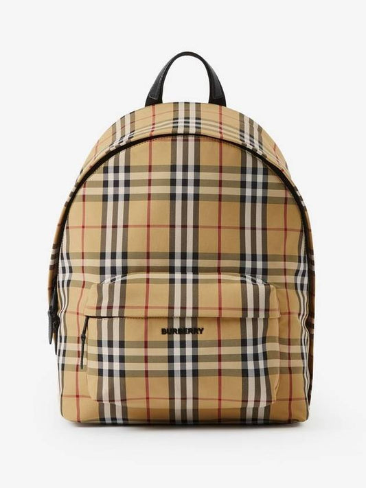 Vintage Check Backpack Beige - BURBERRY - BALAAN 2