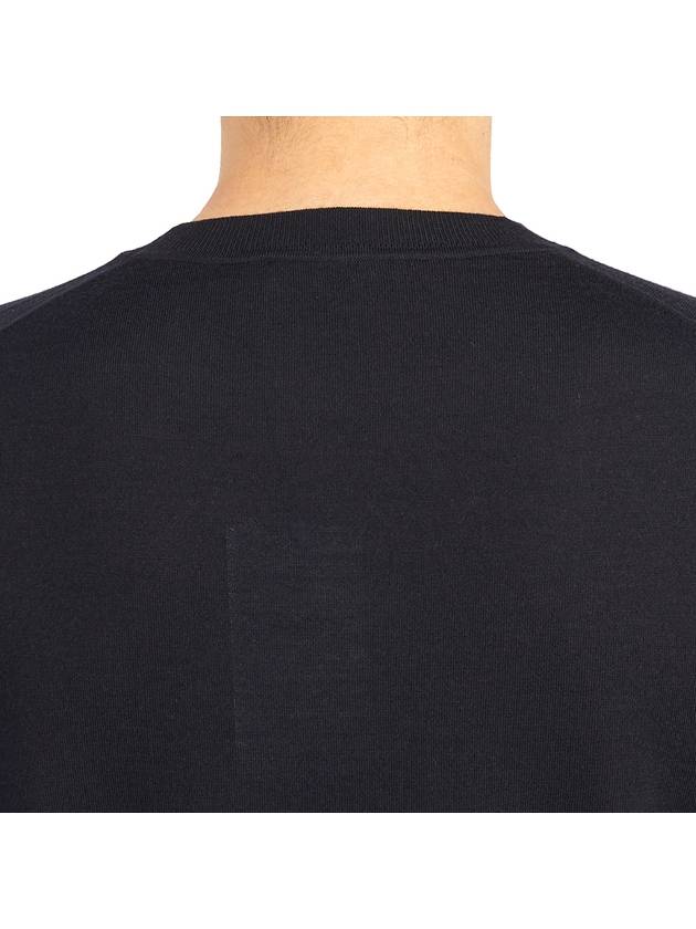 crew neck wool slim fit knit top black - THEORY - BALAAN.