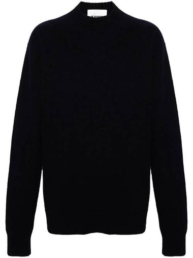 Crewneck Wool Knit Top Navy - JIL SANDER - BALAAN 1