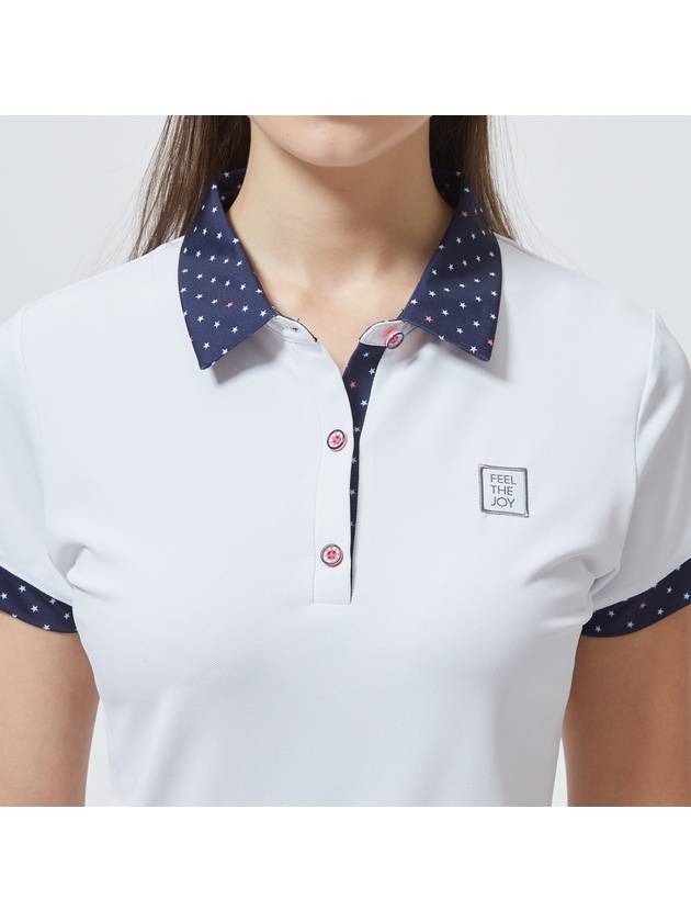 short-sleeved T-shirt white FJW-S22-S03 26975 that is great to wear when rounding - FOOTJOY - BALAAN 4