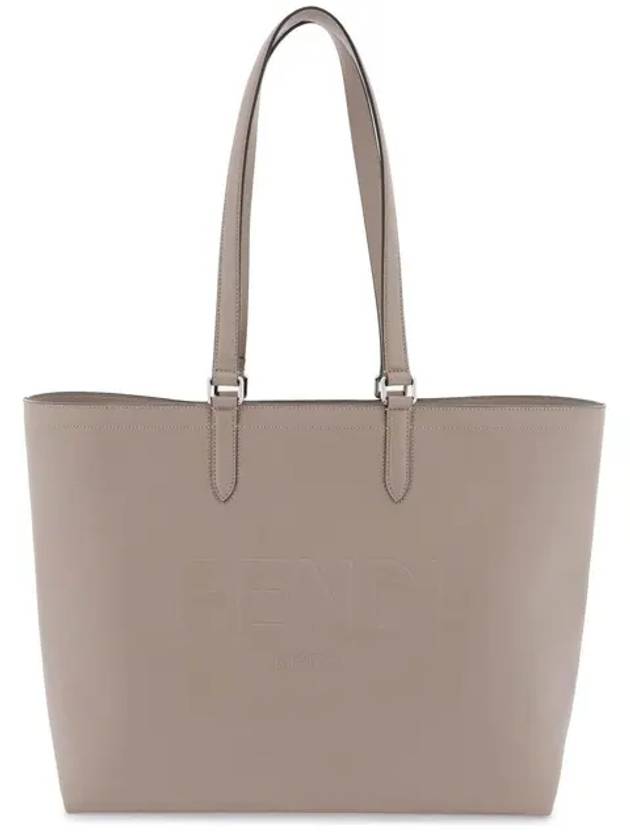 Roma Leather Tote Bag Beige - FENDI - BALAAN 2