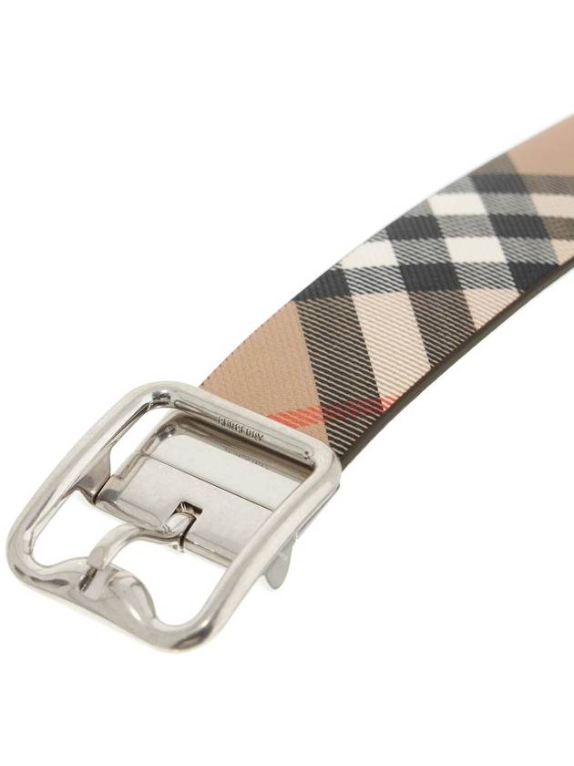 reversible b buckle check belt - BURBERRY - BALAAN 3