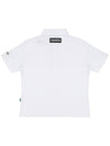 Simple logo wappen short sleeve polo TEE F L WOMAN WHITE - TRIMERE - BALAAN 3