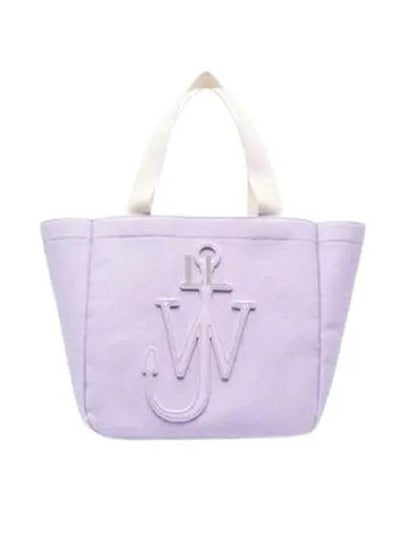 Logo Patch Top Handle Tote Bag Purple - JW ANDERSON - BALAAN 2