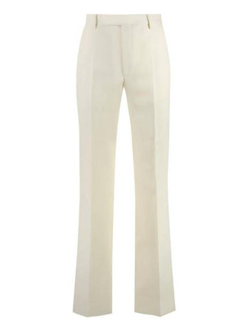 Wool Slacks Ivory - GUCCI - BALAAN 1