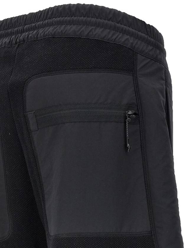 drawstring panel track pants black - MONCLER - BALAAN 5