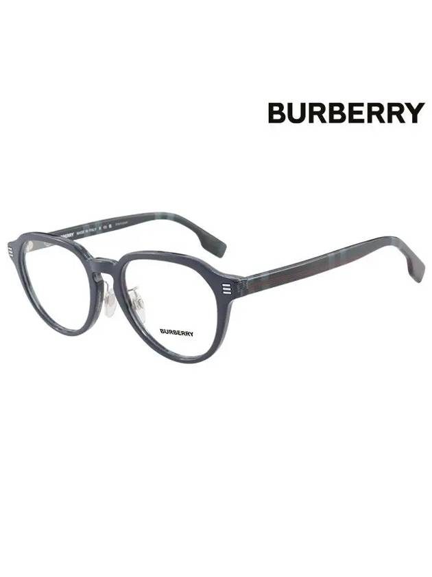 Round Acetate Eyeglasses Black - BURBERRY - BALAAN 2