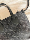 Ophidia GG Medium Denim Tote Bag Grey Black - GUCCI - BALAAN 11