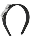 Women's Vara Bow Headband Black - SALVATORE FERRAGAMO - BALAAN 9