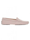 Women's Gommino Leather Driving Shoes Pink - TOD'S - BALAAN 2