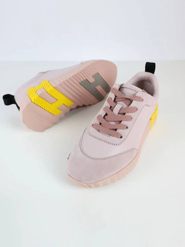 Bouncing Low Top Sneakers Rose Porcelai - HERMES - BALAAN 5