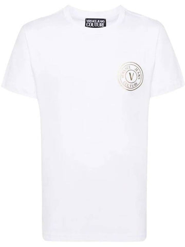 Versace Jeans Couture T-Shirt With Logo - VERSACE - BALAAN 1