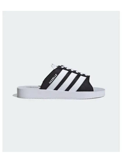 Gazelle Beach Slippers Black White - ADIDAS - BALAAN 2