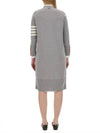 Milano Fine Merino Cardigan Light Grey - THOM BROWNE - BALAAN 4