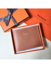 Citizen Twill Compact Card Wallet Gold Sun - HERMES - BALAAN 11