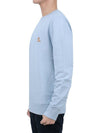 Chillax Patch Regular Sweatshirt Sky Blue - MAISON KITSUNE - BALAAN 4