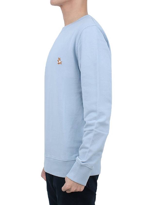 Chillax Patch Regular Sweatshirt Sky Blue - MAISON KITSUNE - BALAAN 4