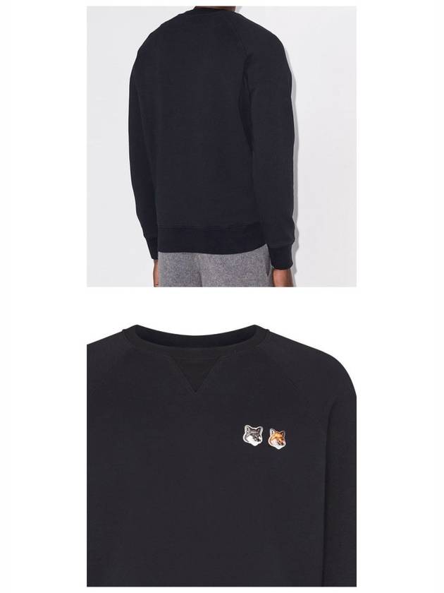 Double Fox Head Patch Classic Sweatshirt Anthracite - MAISON KITSUNE - BALAAN 6