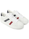 Men's Monaco Trainer Low Top Sneakers White - MONCLER - BALAAN 4