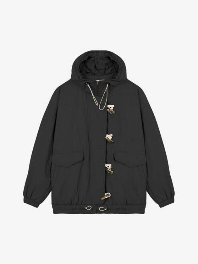 Daisy Hooded Parka Black - ISABEL MARANT - BALAAN 2