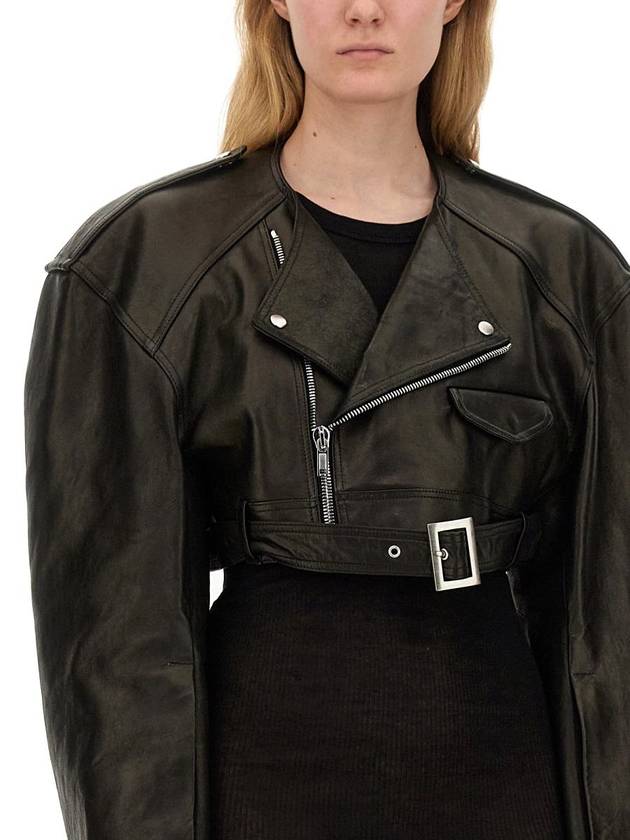 Rick Owens Biker Jacket - RICK OWENS - BALAAN 4