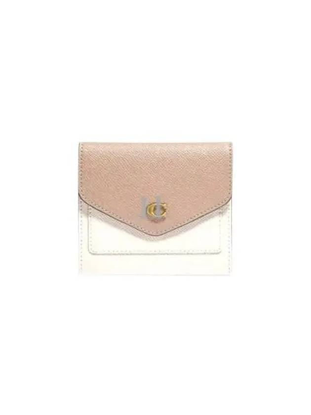 Wyn Small Half Wallet Beige - COACH - BALAAN 2