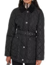 Diamond Quilted Nylon Jacket Black - BURBERRY - BALAAN 2