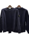 Kids Waffen Patch Sweatshirt 8 Ink Blue 781661340 V0026 - STONE ISLAND - BALAAN 4