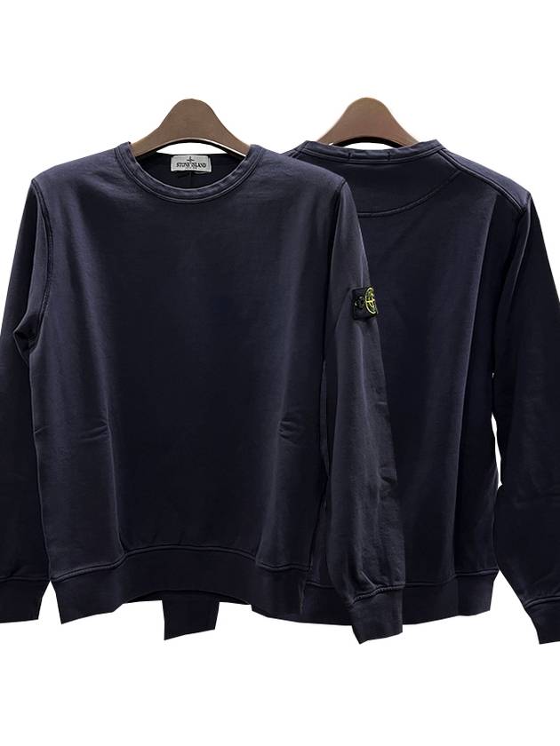 Kids Waffen Patch Sweatshirt 8 Ink Blue 781661340 V0026 - STONE ISLAND - BALAAN 3