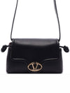 V Logo 1960 Nappa Leather Small Cross Bag Black - VALENTINO - BALAAN 2